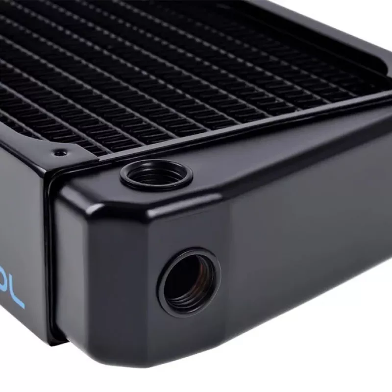Alphacool NexXxoS XT45 - blocco dissipatore - ottone - rame - acciaio - nero - 1/4 - 1,5 bar - 12 cm (14234)