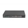 Lanberg RSFE-16P-2C-150 switch PoE+ non gestito, 16x 10/100 PoE+, 2x combo Gigabit, 150 W, rack 1U