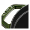 Staub La Cocotte 33 cm tegame ovale in ghisa, verde basilico