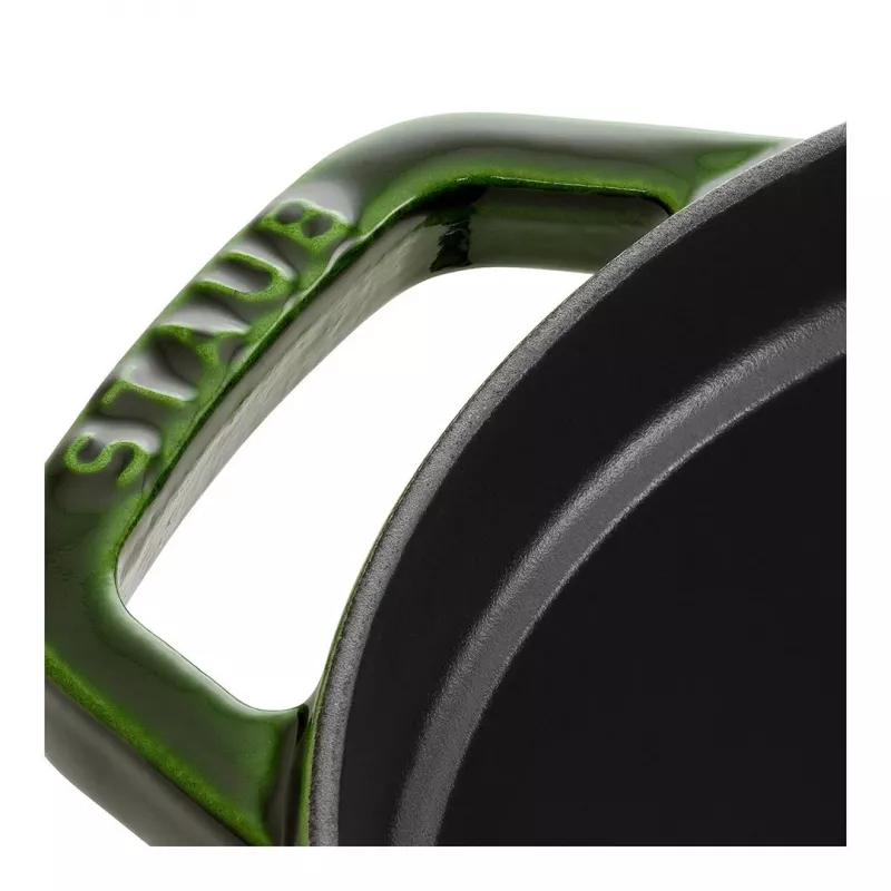 Staub La Cocotte 33 cm tegame ovale in ghisa, verde basilico
