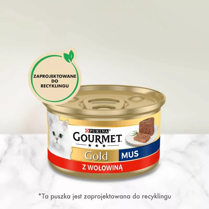 GOURMET Gold Manzo – cibo umido per gatti – 85 g