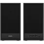 Diffusori multimediali SVEN SPS-702 (stereo, 40W, 40Hz-22Hz, pelle nera)
