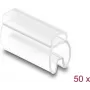 Marcatore per cavi Delock per diametro cavo 4 - 7 mm 50 pezzi trasparente (80951)