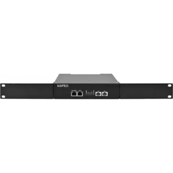 AGFEO ES 22 X IT, sistema Full-IP, installazione 19 pollici, 1 HE, 2x LAN
