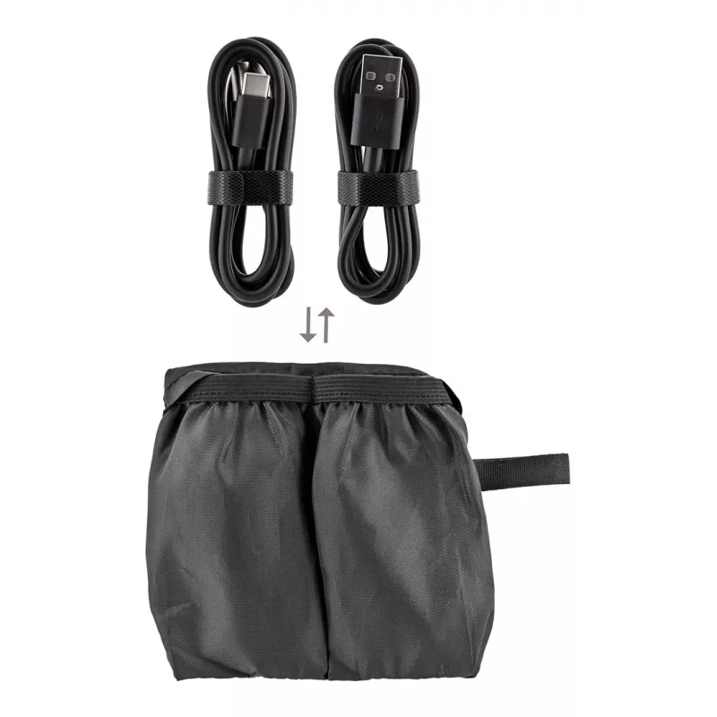 Massaggiatore linfodrenante per gambe ActiveJet ACM-PLUS-A1 M, a batteria 25 W, nero, 380 × 950 × 60 mm