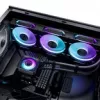 Phanteks Glacier One 360D30 X2 DRGB Raffreddatore a liquido AIO, 360 mm, Nero