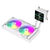 Dissipatore a liquido per CPU Gamemax | GLACIER 240 LCD WH | Intel, AMD