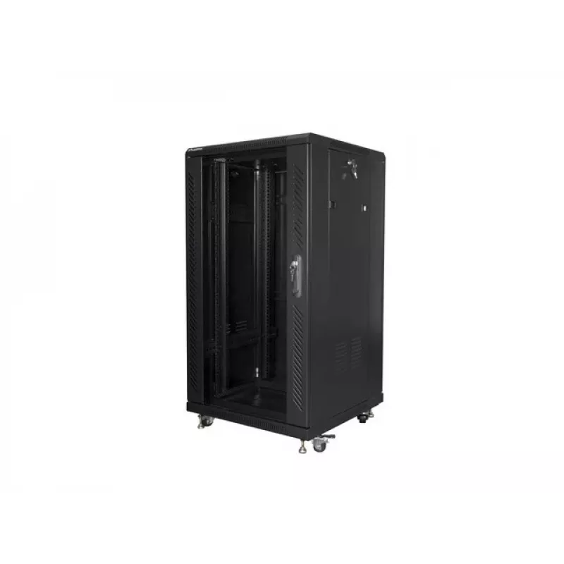 Lanberg FF01-6622-12B armadio rack 22U a sé stante nero