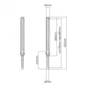 Maclean MC-912 supporto universale per soundbar da TV, VESA 23–65, fino a 15 kg