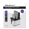 Qoltec 50309 Docking station HDD SSD 2.5 3.5 | SATA III | USB 3.0 | Super Speed 5 Gb/s | con funzione di clonazione