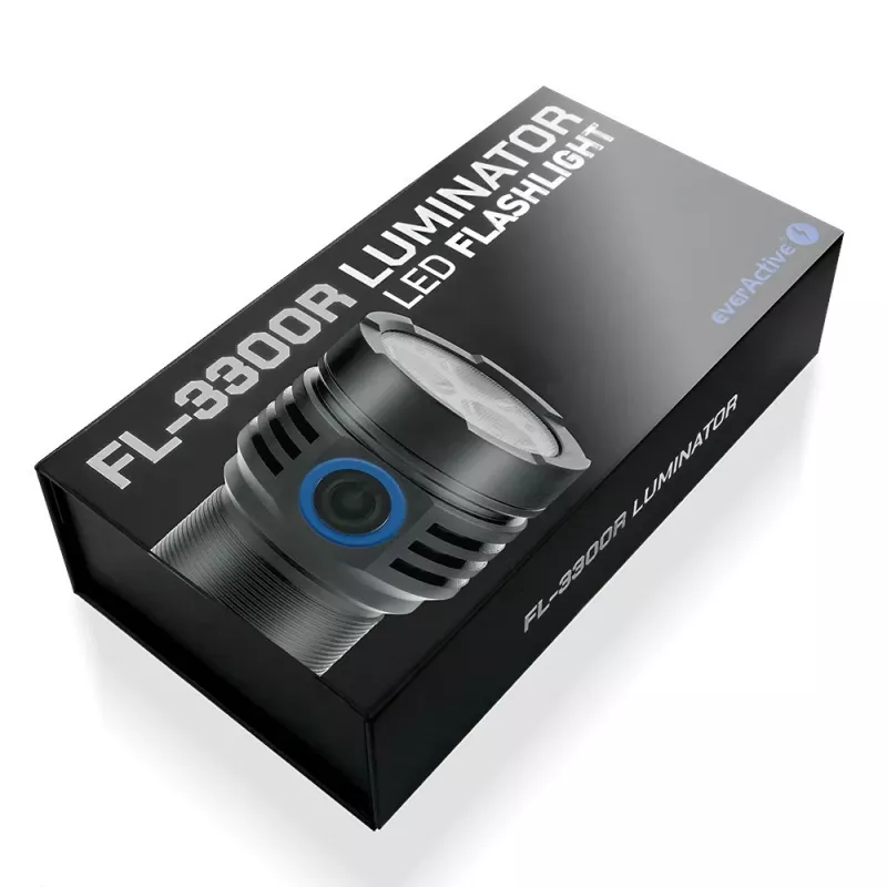 Torcia LED everActive LUMINATO R FL-3300R – 3300 lumen, ricaricabile