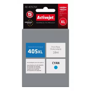 Inchiostro Activejet AE-405CNX (sostituto per Epson 405XL C13T05H24010; Supreme; 18 ml; ciano)