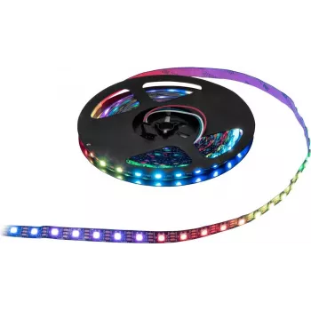 Striscia LED pixel EUROLITE 50530210 2,5 m RGB 5 V – striscia LED indirizzabile, lunghezza 2,5 m, alimentazione 5 V, RGB