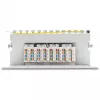 DeLOCK patch panel 10 pollici, 8 porte, Cat.6A, 0,5HE, grigio, metallo