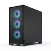 Fractal Design Pop 2 Air nero Solid case per PC midi-tower — supporto ATX, 3x ventole frontali 120 mm, vani per unità 2,5/3,5 pollici, 215×481×462 mm
