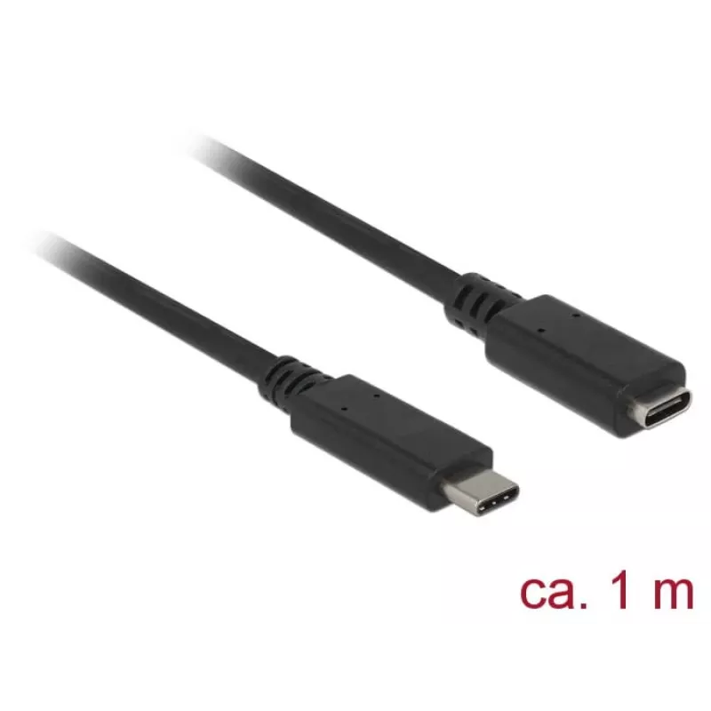 Cavo USB DeLOCK 85533 USB 3.2 Gen 1 1 m USB C nero