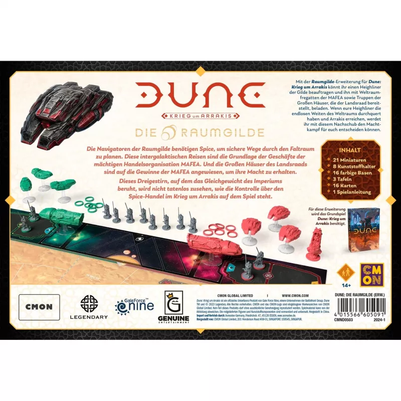 Dune: War for Arrakis - Die Raumgilde, espansione per gioco da tavolo