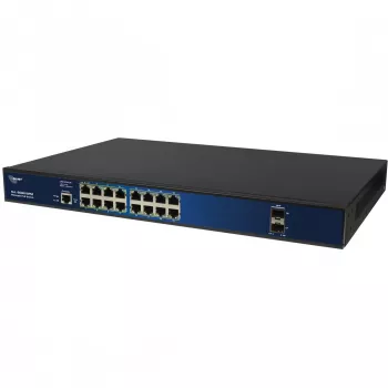 Switch PoE ALLNET ALL-SG8618PM 18 porte Gigabit (16 PoE + 2 uplink)