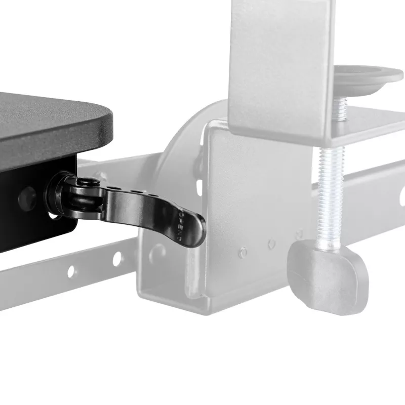 Supporto per tastiera sottotavolo Maclean, regolabile, max. 5 kg, 67x24 cm, MC-462