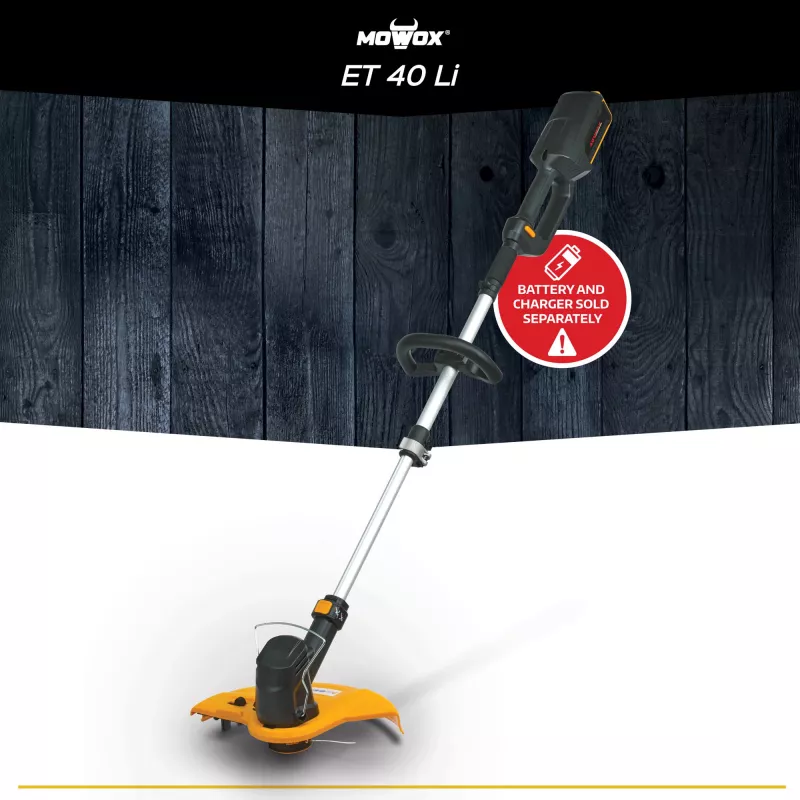 MoWox | Tagliabordi a batteria portatile (senza batteria) | ET 40 Li | senza fili
