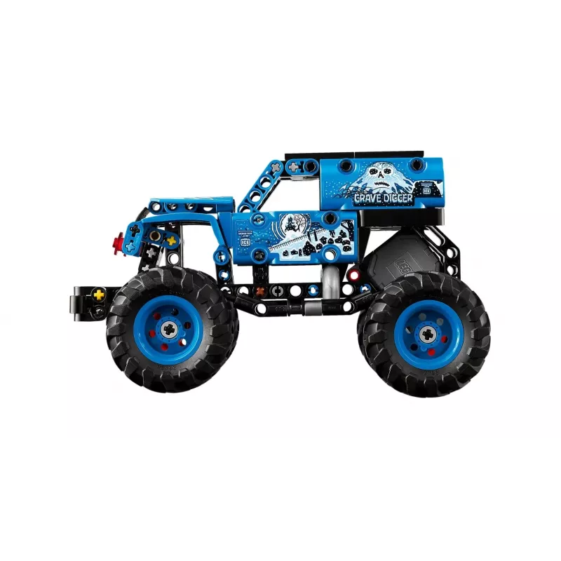 LEGO TECHNIC 42219 Monster Jam Grave Digger Fuoco e ghiaccio