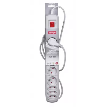 Activejet APN-8G/1,5M-GR ciabatta con cavo