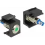 Delock 86463 Keystone LED, verde, 6 V, piatto