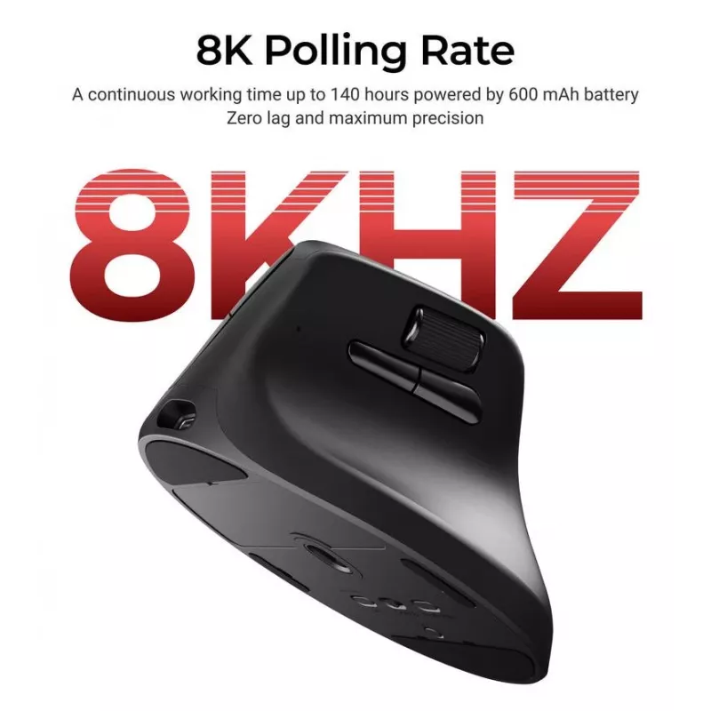 Mouse meccanico Keychron M5 8K nero (M5-A23)