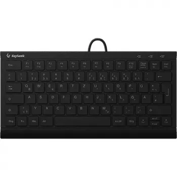 KeySonic KSK-5011ELC (DE) tastiera Home USB QWERTZ tedesco nero