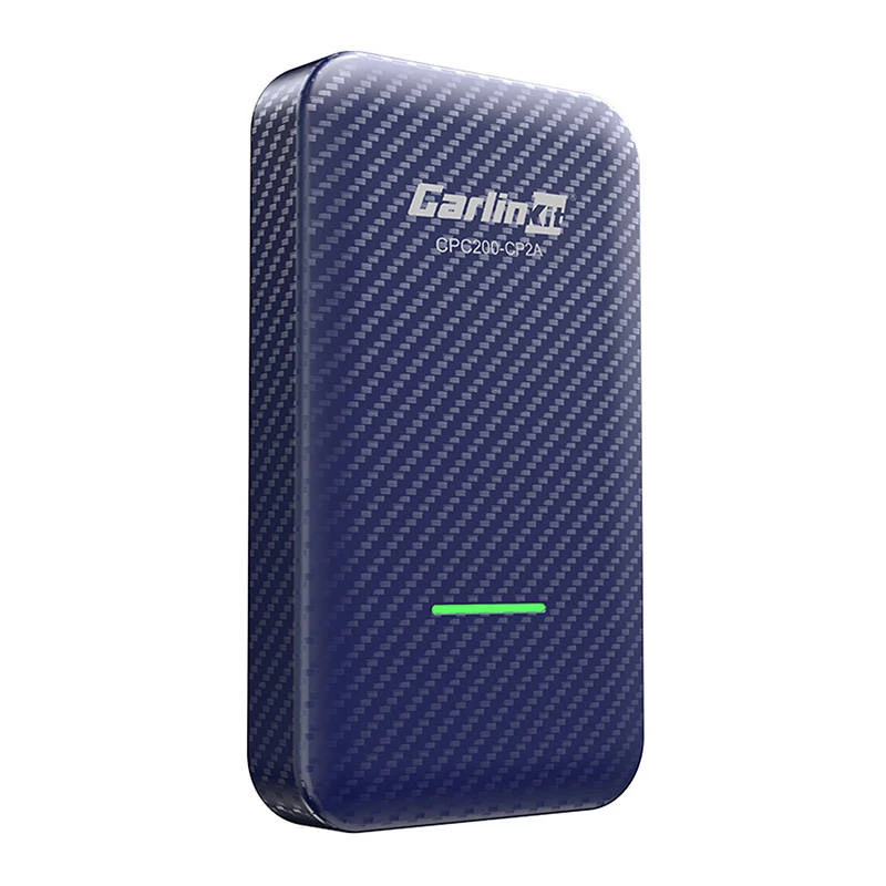 Carlinkit 4.0 CPC200-CP2A adattatore wireless per Apple CarPlay e Android Auto, Wi-Fi 5150-5250/5725-5850 MHz, Bluetooth 5.2, USB-C, blu