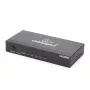 Splitter video HDMI GEMBIRD DSP-4PH4-02 — 4× uscite HDMI, HDMI 1.4, 225 MHz, case in acciaio, 146×73×24 mm