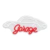 Lampada neon decorativa MANTA SNL95WH bianco-rosso — illuminazione bicolore in stile neon