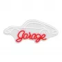 Lampada neon decorativa MANTA SNL95WH bianco-rosso — illuminazione bicolore in stile neon