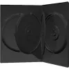 MediaRange custodia per 4 DVD nero - capacità: 4 CD, 4 DVD - confezione da 50 - nero (BOX17)