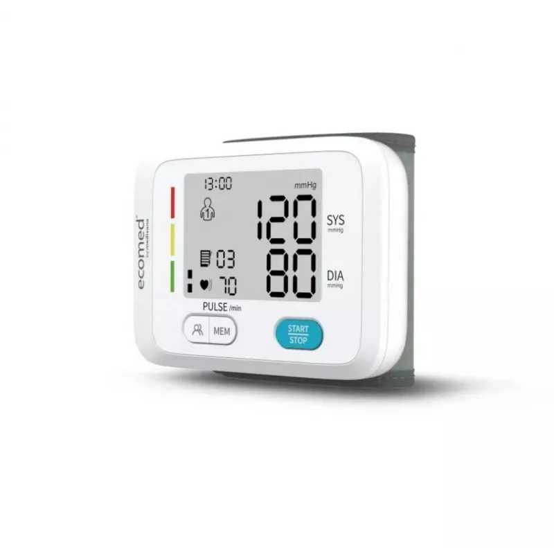 Ecomed BW-83E Misuratore di pressione da polso, automatico, 2 utenti