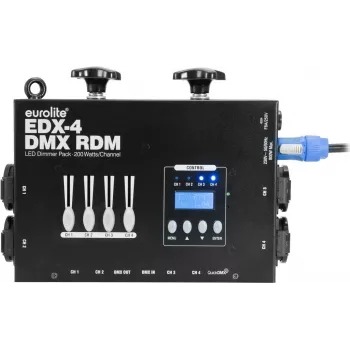 Dimmer pack LED DMX RDM EUROLITE EDX-4 4 canali 10 A
