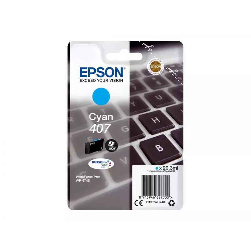 Cartuccia d'inchiostro Epson WF-4745 1 pz. originale High (XL) Yield ciano