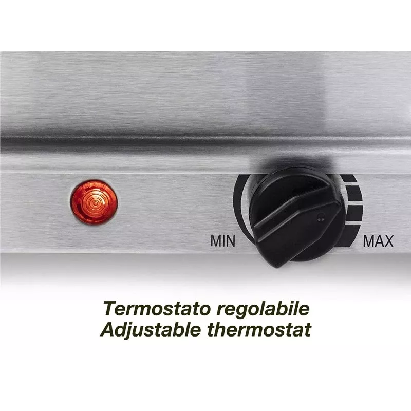 Piano cottura Beper P101TEM002, 2 zone di cottura, controllo touch
