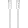 CANYON Cavo OnWire 60MG C-C 60W Magnetico Intrecciato 1m Bianco