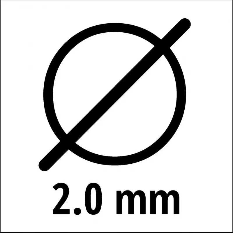 Filo da taglio per trimmer EINHELL Super Cut Line 2,0 mm, modello 3436653, diametro 2,0 mm