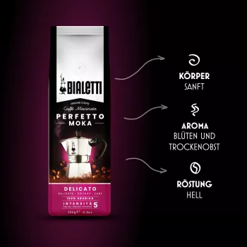Caffè macinato Bialetti Perfetto Moka Delicato 250 g