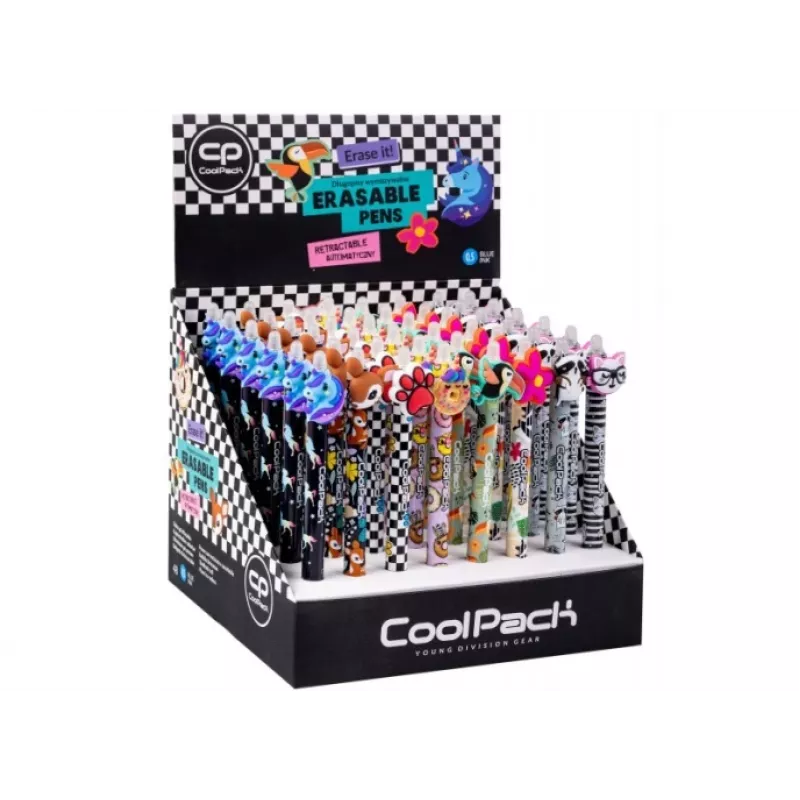 Penna a sfera retrattile cancellabile CoolPack Girls