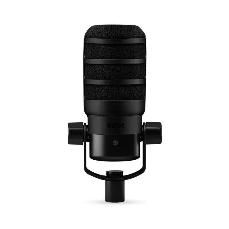Microfono da studio RØDE PodMic USB — cardioide XLR/USB, 24 bit/48 kHz, USB-C, uscita cuffie, regolatore volume, nero