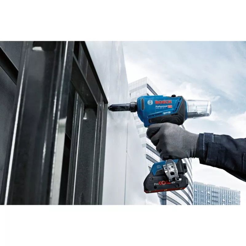 Bosch 0 601 9K5 001 rivettatrice elettrica nero, verde 3,2,4,4,8,5,0,5,6 mm 16000 kN