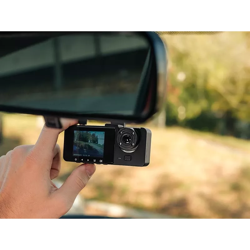 Tracer Halo 360 Dual TRAKAM47568 dash cam per auto, Full HD, schermo da 3 pollici
