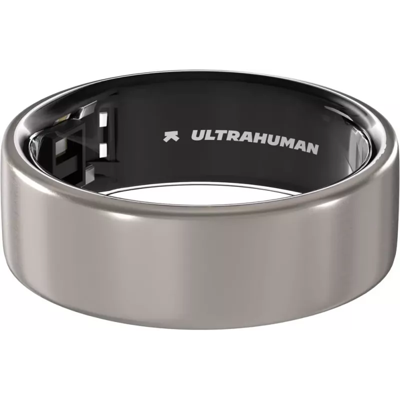 Ultrahuman Ring Air Raw Titanium Taglia 8 | Ultrahuman