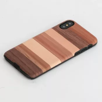 Custodia per smartphone man and wood per iPhone X/XS — custodia protettiva nera
