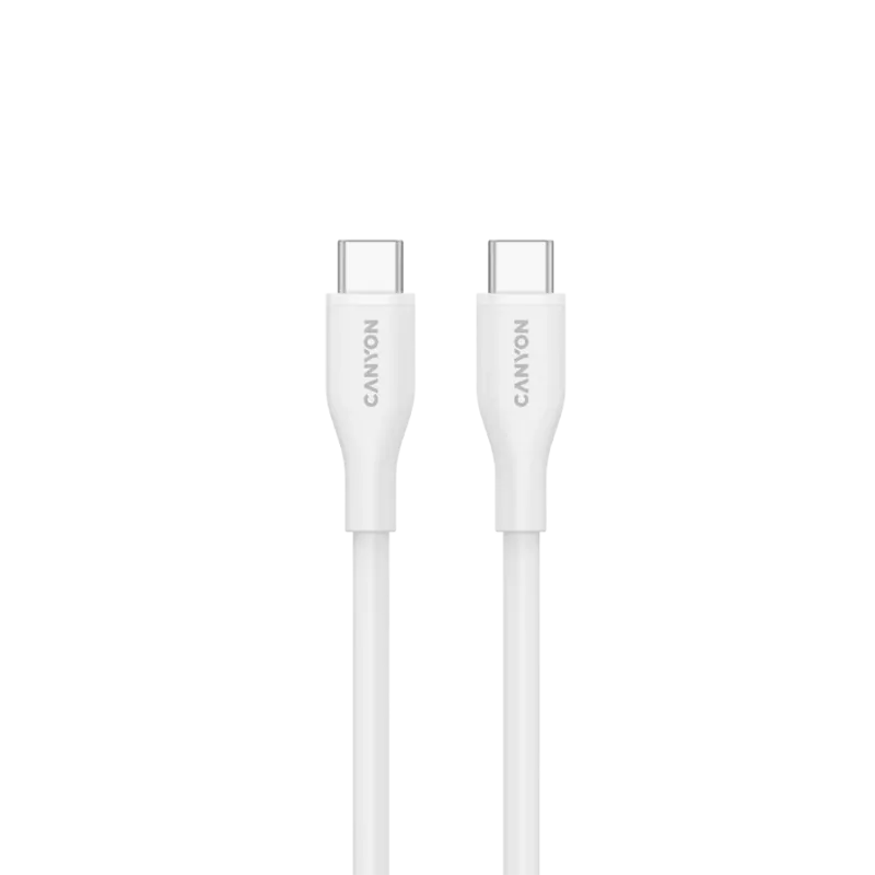 CANYON cavo CC60SC10 C-C 60W 1m silicone bianco