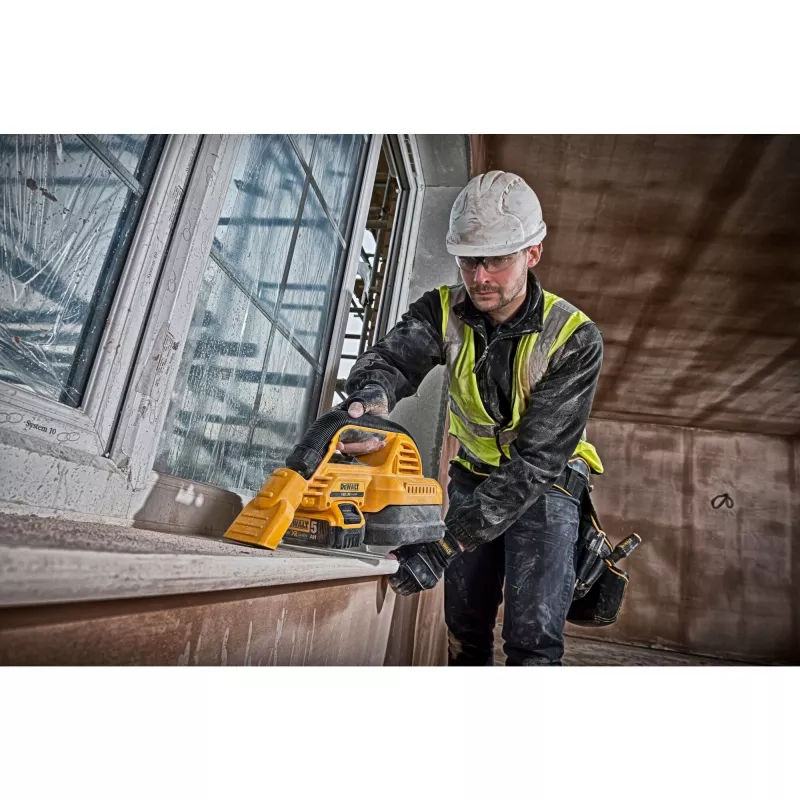 DEWALT DCV517N-XJ - aspiratore liquidi e polveri - 954 l/min - nero - giallo - 1,9 l - 18 V - litio-ione (Li-Ion)