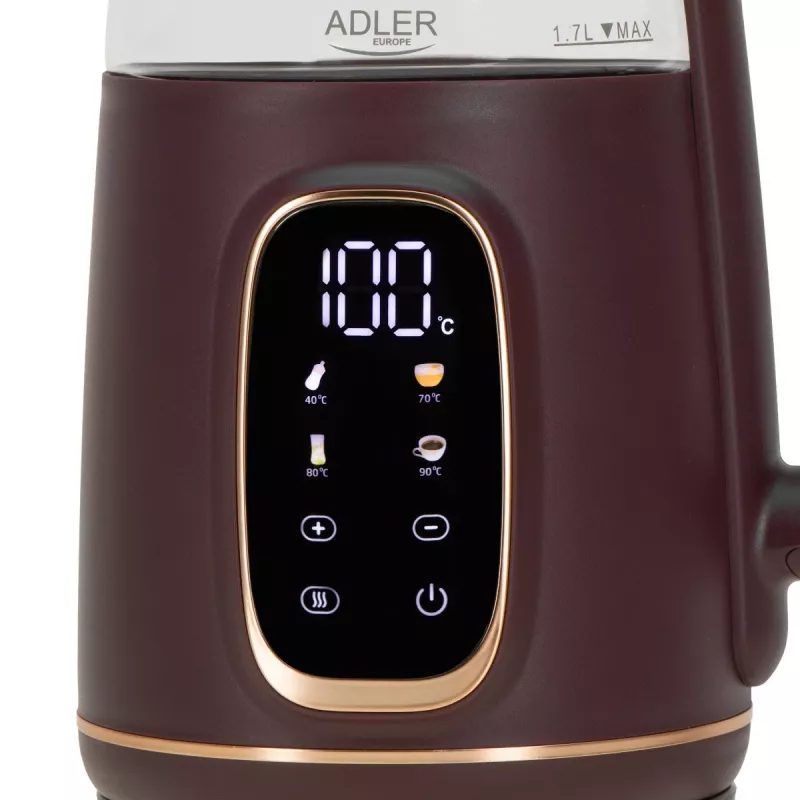 ADLER AD 1305 bollitore color bordeaux